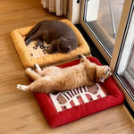 ZalloPaws Summer Cartoon Pet Cooling Bed