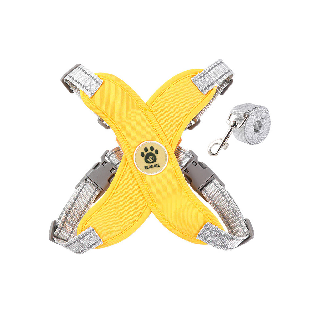 X-Shaped No-Pull Dog Harness for Small & Medium Breeds