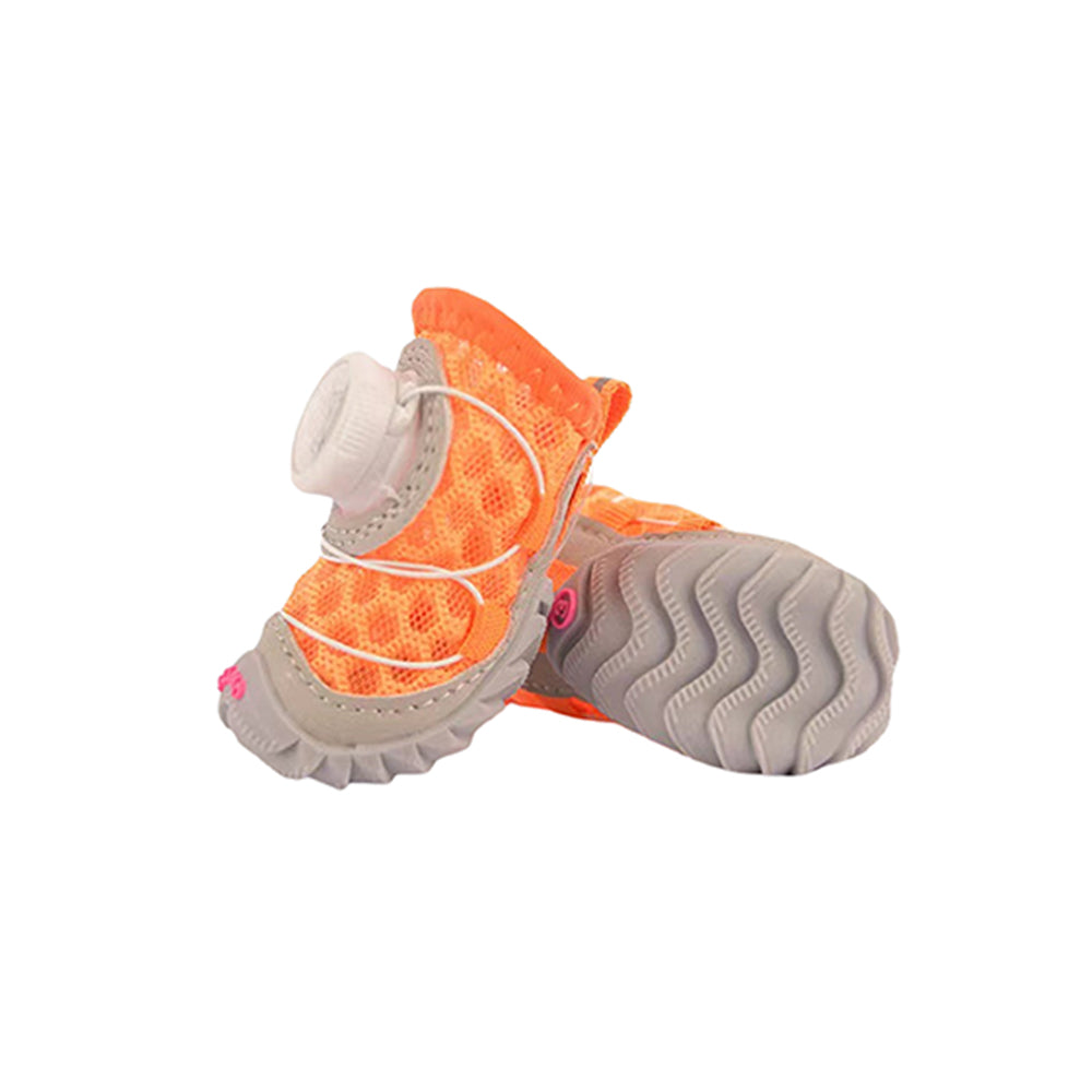 Summer Mesh Swivel Button Pet Shoes