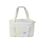 Plaid Pet Travel Tote