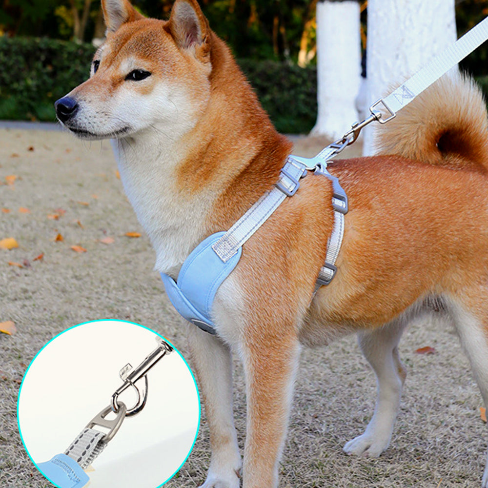 X-Shaped No-Pull Dog Harness for Small & Medium Breeds