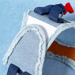 ZalloPaws Denim Pet Harness Set