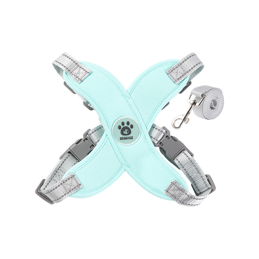 X-Shaped No-Pull Dog Harness for Small & Medium Breeds