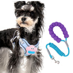 Cartoon Big Mouth Dog Harness Set