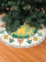 【Christmas Tree Skirt】Holiday Harmony