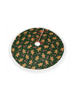 【Christmas Tree Skirt】Green Sugar Cookie Man