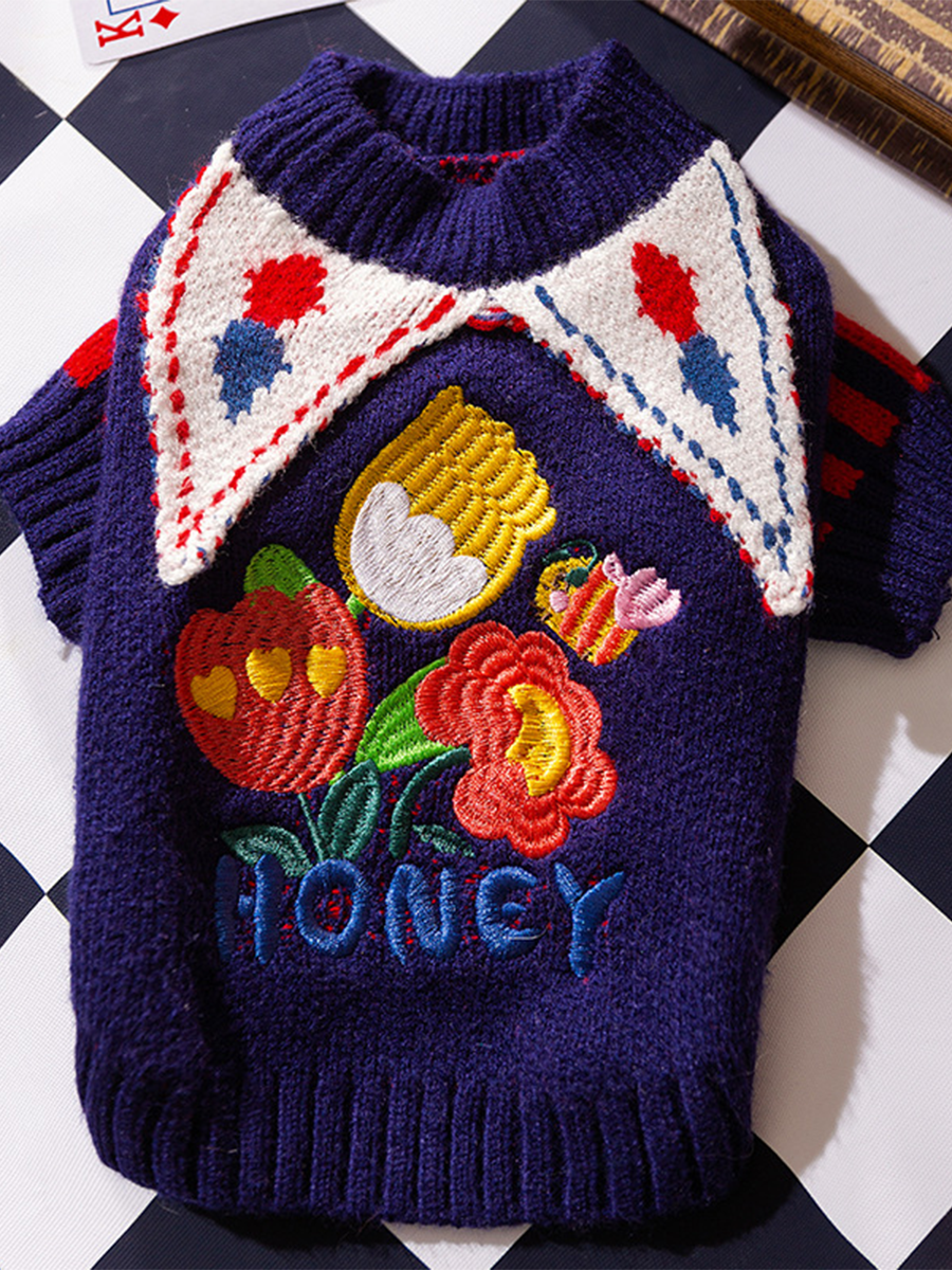 Clown Costume Pet Sweater