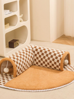 Pet Haven Tunnel Bed - Brown