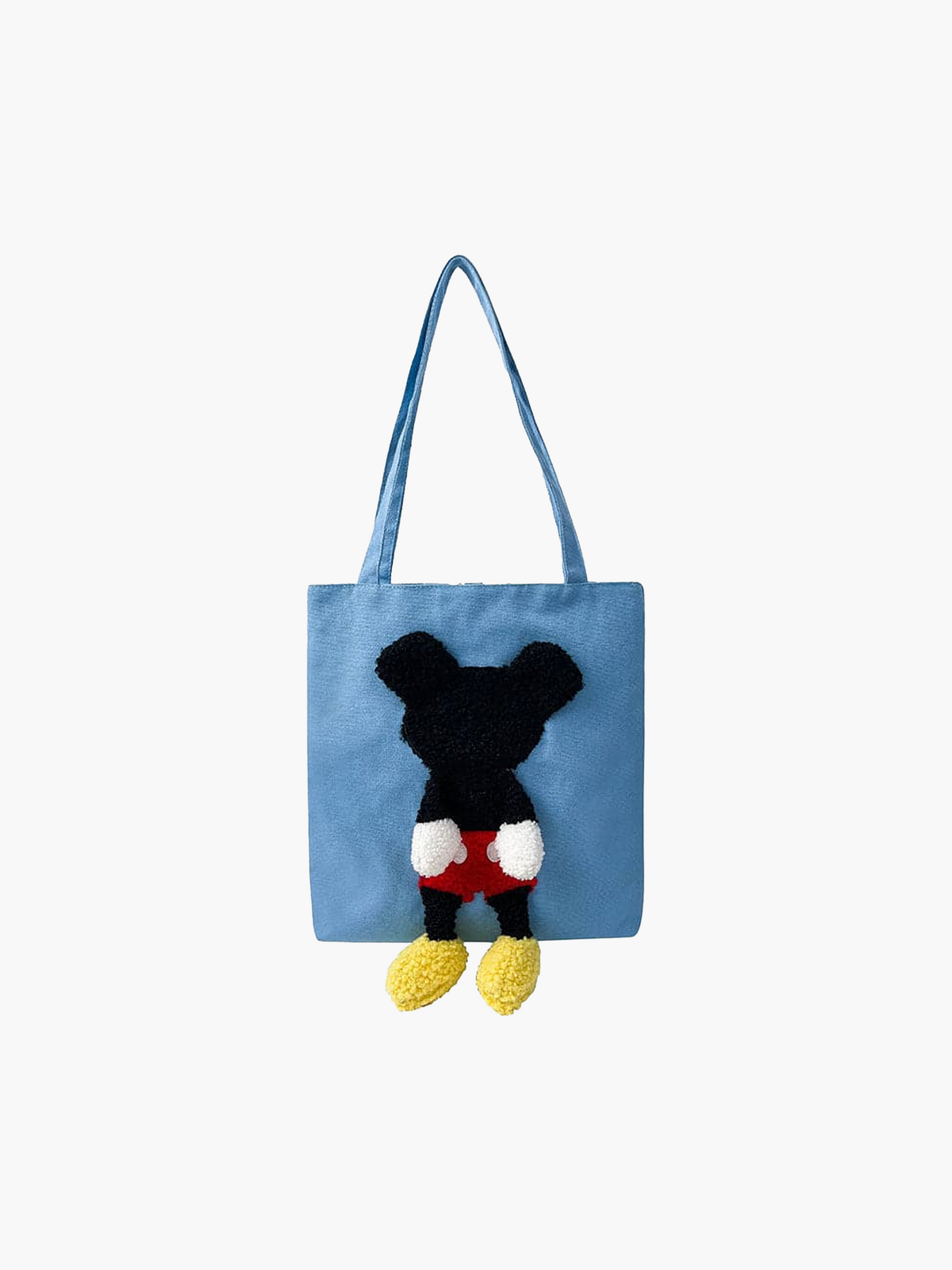 Cartoon Canvas Pet Handbag - Blue