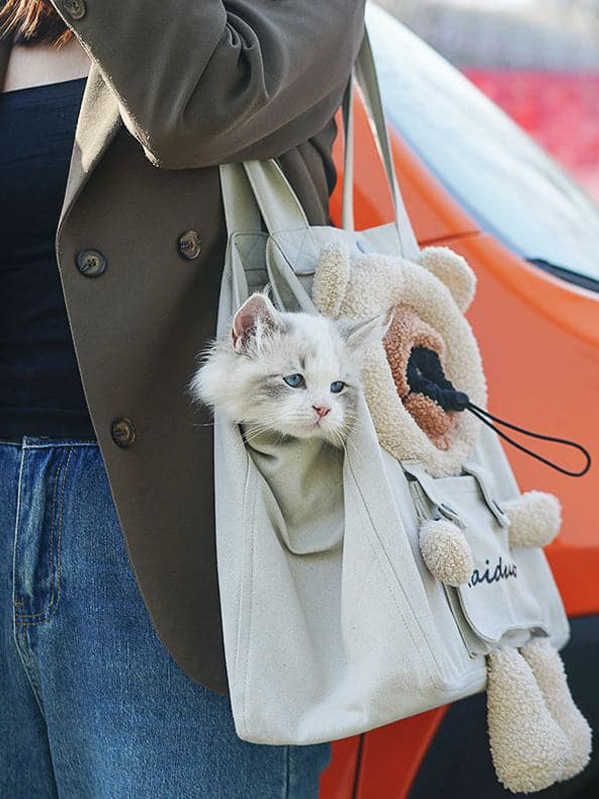 Portable Comfortable Pet Outing Shoulder Crossbody Bag