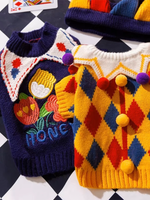 Clown Costume Pet Sweater