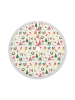 【Christmas Tree Skirt】Frosted Wishes