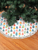 【Christmas Tree Skirt】Evergreen Whimsy