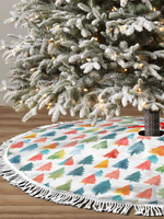 【Christmas Tree Skirt】Evergreen Whimsy