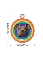 【Custom Pet ID Tag】Rainbow Paws