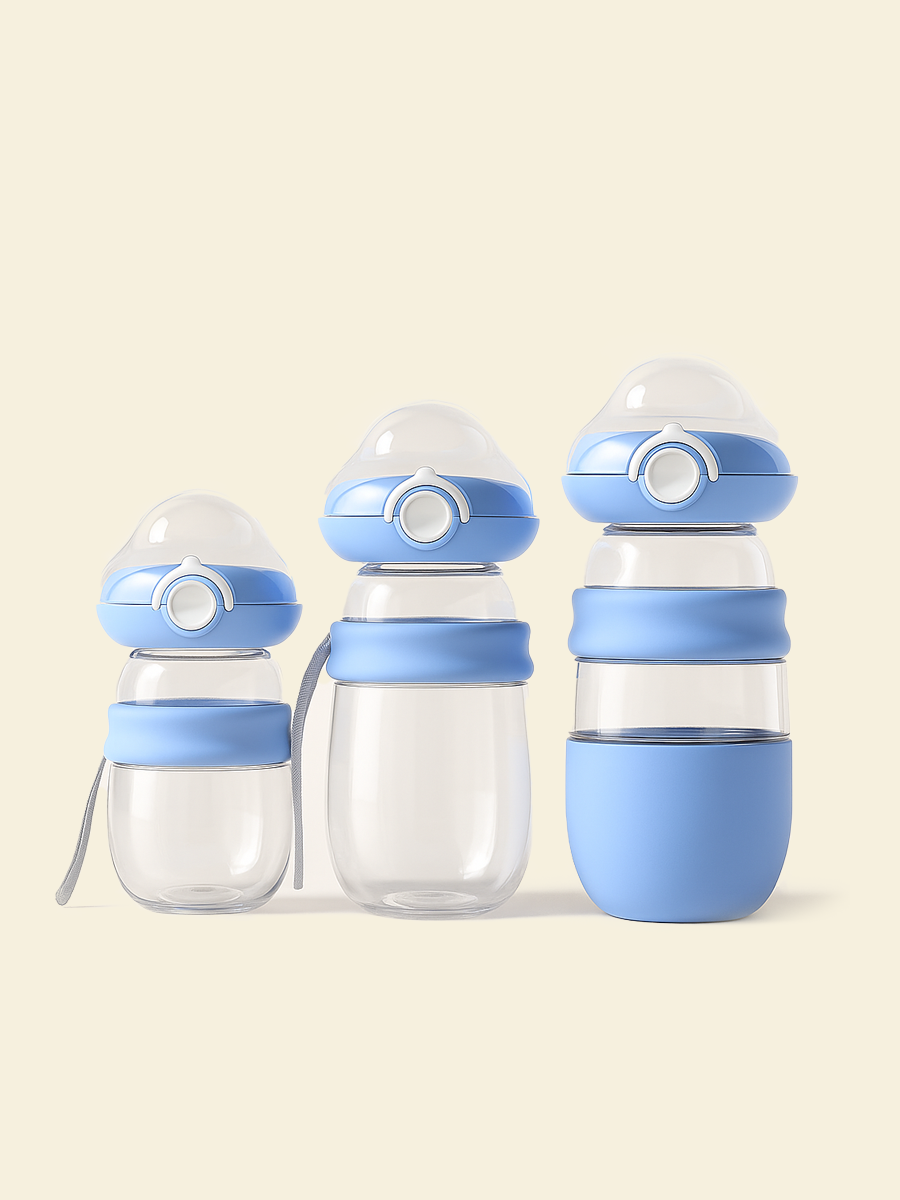 Cloud Bubble 2-in-1 Pet Water Bottle