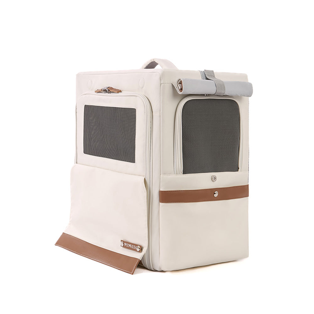 Large Oxford Fabric Pet Backpack & Trolley Case_06