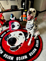 【Custom Pet Rug】Black Cherry